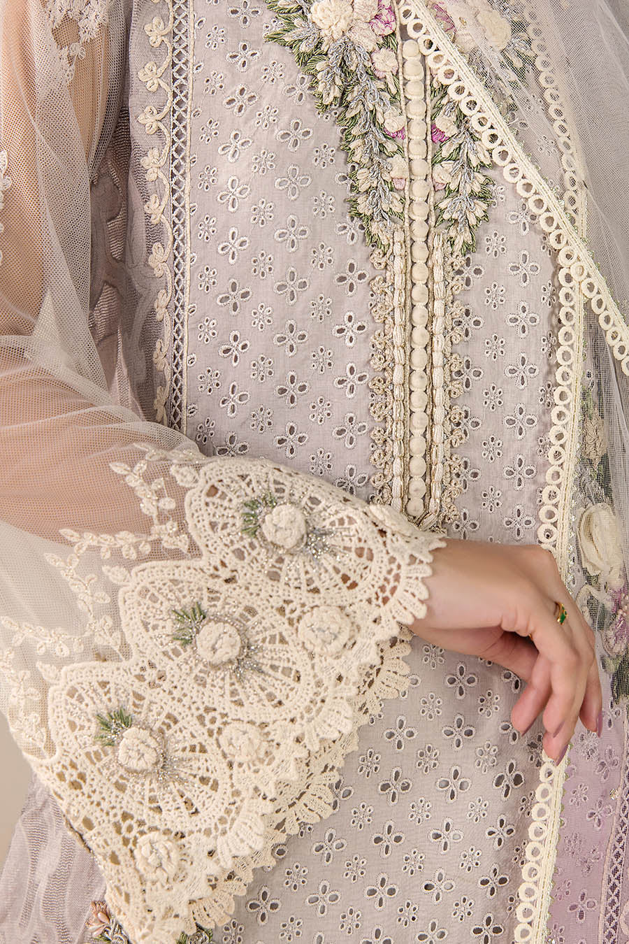 F-200 Pakistani women's formal outfit by Khuda Baksh - view 27