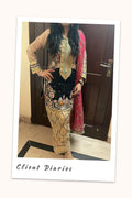 Z-219 (Crinkle Chiffon) - KHUDA BAKSH CREATIONS